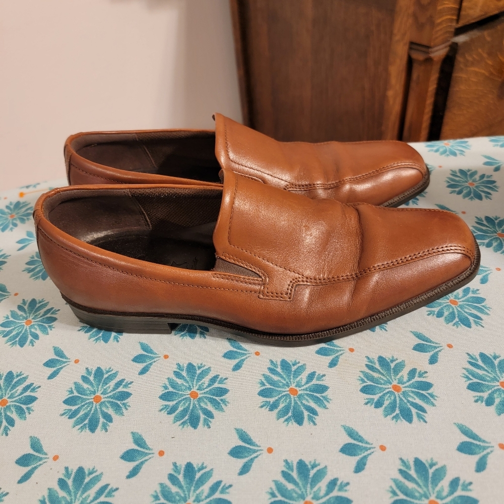Ecco Edinburgh Brown Men's Slip On Loafer Shoes Euro 42 US 8.5